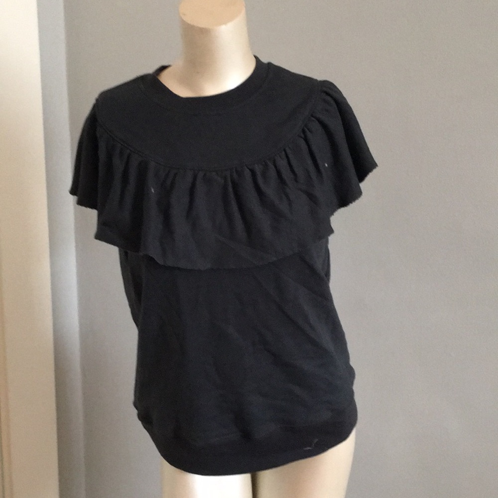 David Lerner studio collection ruffled sleeveless‎